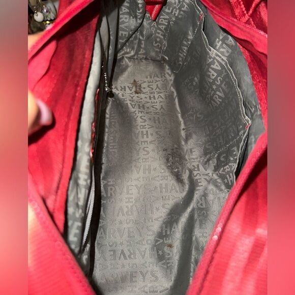 VINTAGE HARVEY’S SEATBELT SHOULDER BAG RED - Picture 11 of 11